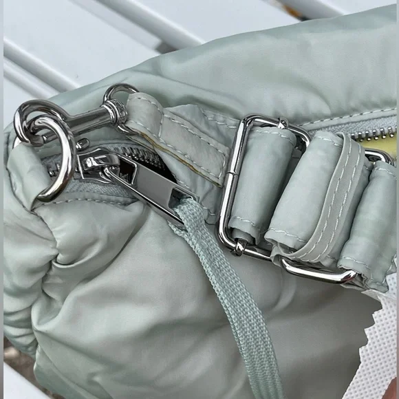 VINCE CAMUTO Washable Nylon Crossbody Bag In Cool Mint - Picture 8 of 12